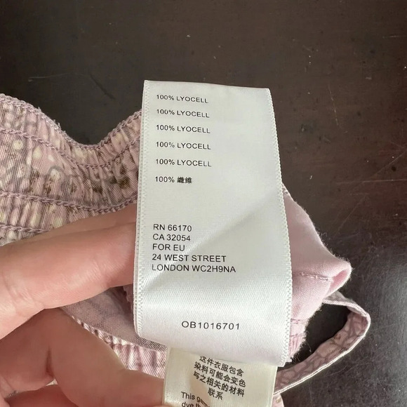 Anthropologie Orana Printed Joggers Pink Snakeskin Print Pants Women’s Size XS - Picture 9 of 9